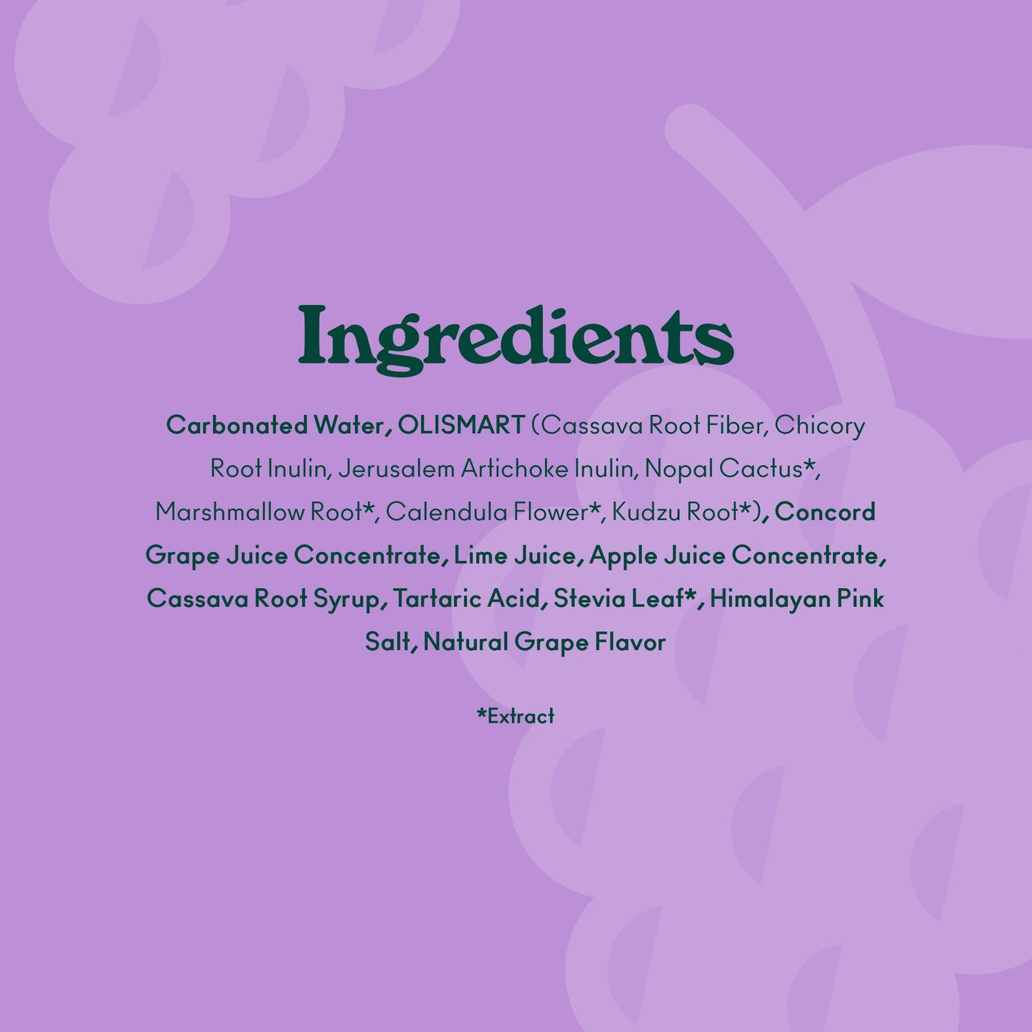 Olipop Prebiotic Soda Pop, Classic Grape, A New Kind Of Soda Packed With Prebiotics, Fiber, And Botanicals, Gluten Free, Vegan, Gmo Free, 12Oz (12-Cans)