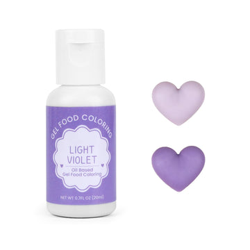 Oil Based Food Coloring For Chocolate, 20Ml Edible Light Violet Oil Based Food Coloring Gel For Cake Decorating, Sugar, Candy Me
