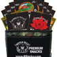 Buffalo Bills Beef Jerky Sampler 12-Pack 1.5oz Assorted Camo Gift Cooler