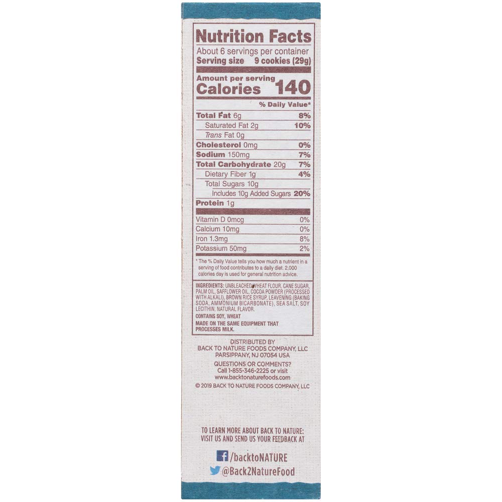 Back To Nature - Cookies Mini Clssc Cream - Case Of 6-6 Oz(D0102H5Nfl8)