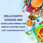 Hello Earth Sweet Bakes Chocolate Chip Cookies Low Sodium And Diabetic Friendly, 1.1 Ounce (Pack Of 20)