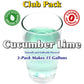Gramzero Cucumber Lime Zero Calorie Sugar Free Drink Mix, Great For Nutrition Club Loaded Teas, Stevia Sweetened