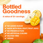 Dr. Smoothie 100% Crushed Mango – No Added Sugar, Made With Real Fruits/Fruit Juice – Vegan, No Artificial Colors Or Flavors – Sweet Mango With A Hint Of Pineapple & Banana – 46 Oz Bottle