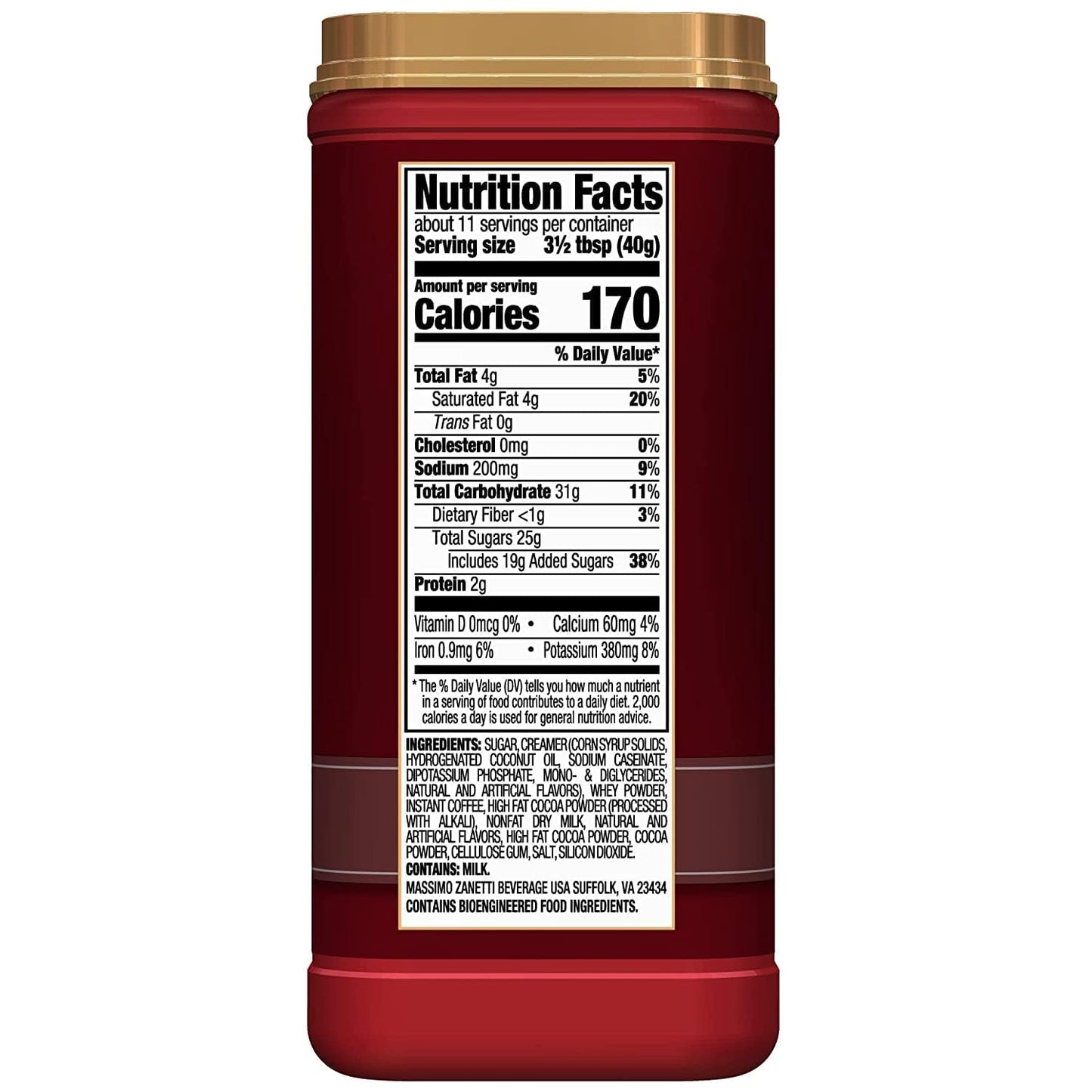 Hills Bros. Instant Cappuccino Mix, Double Mocha 16 Ounces- Frothy, Decadent Cappuccino With A Deep, Rich Chocolate Flavor (Pack Of 3)