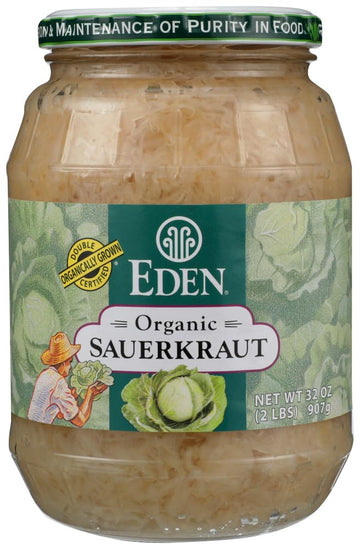Eden Foods Sauerkraut, Og, Glass, 32-Ounce (Pack of 4)