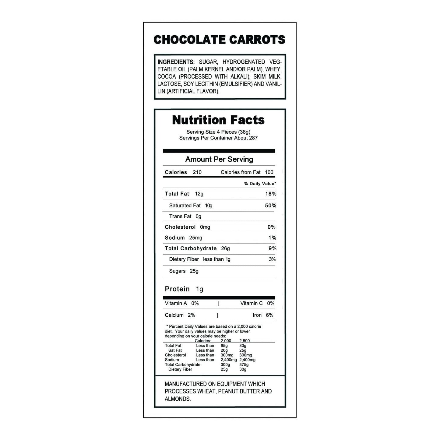 Chocolate Carrots For Easter - 1 Pound - 38 Individually Wrapped Pieces - Bulk Easter Candy, Egg And Basket Filler