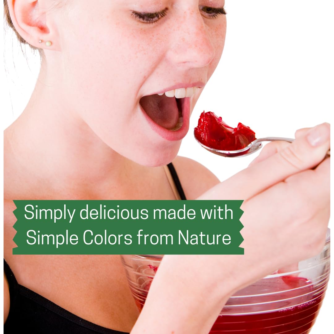 Simple Mixes Natural Gelatin Variety Pack, 2 Each: Strawberry, Orange & Lime, Healthy, Dye-Free, No Gluten or Fat, Kosher, 6 Pac