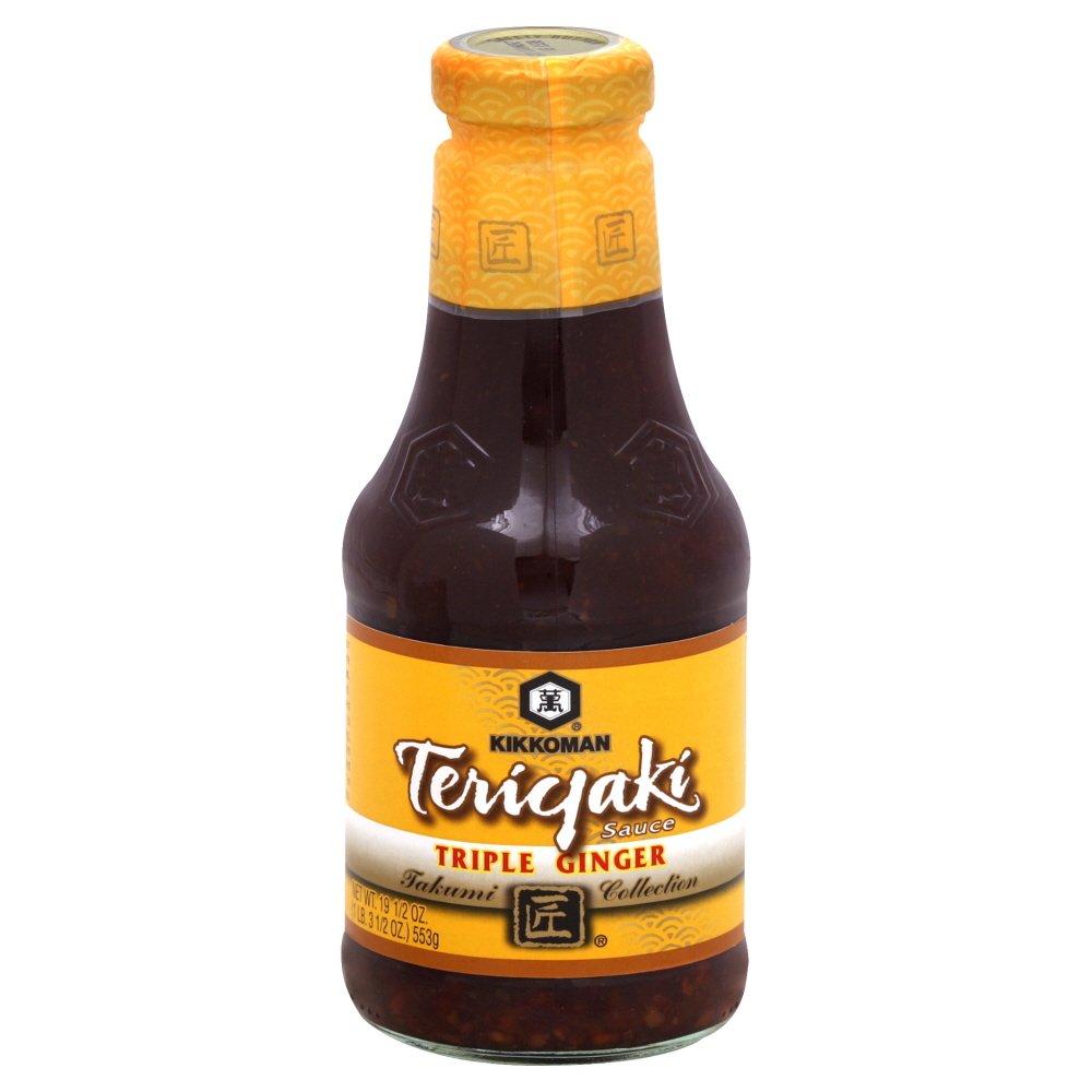 Kikkoman Teriyaki Triple Ginger Sauce, 19.5 Ounce (Pack Of 6)