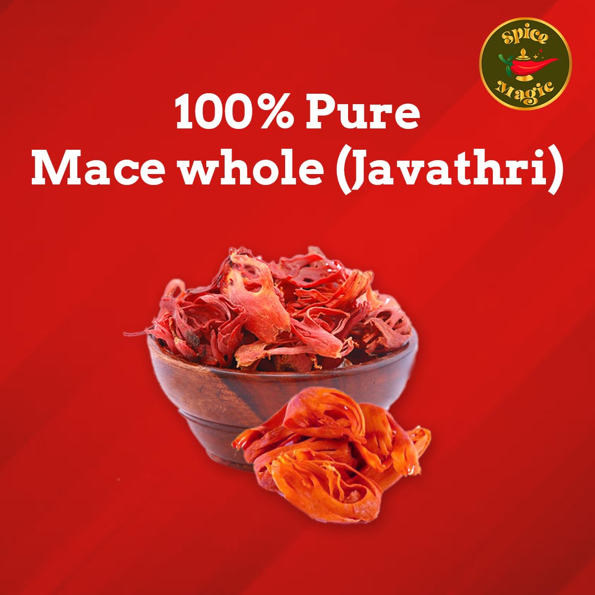 Mace Spice Whole - Premium Quality, Fresh & Aromatic, Non-Gmo, Perfect For Baking, Cooking, And Seasoning (3.5Oz (100G) From Spi