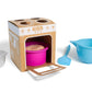 Goliath Tasty Tinies Bake Shop Strawberry Cake Mix Kit with Unicorn Tracks Sprinkles & Vanilla Frosting Mix | Bake & Decorate 2