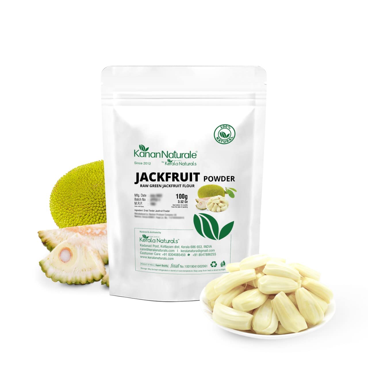 Jack Fruit Powder 100 gm - Raw Green Jackfruit Powder for a Healthy Lifestyle