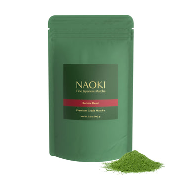 Naoki Matcha Barista Blend enhanced Grade Matcha - Authentic Japanese First Harvest enhanced Grade Matcha Green Tea Powder from Japan (100g / 3.5oz)