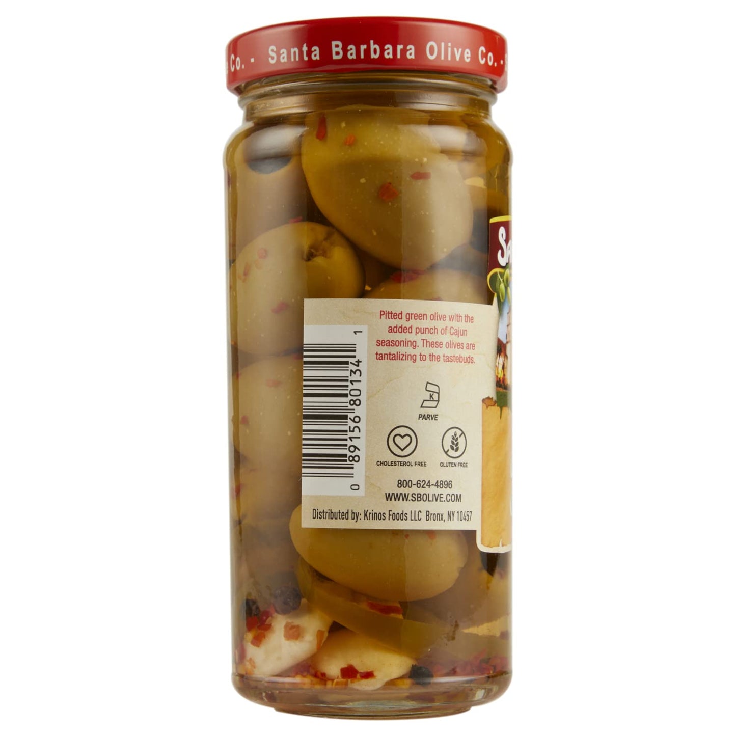 Santa Barbara 3Pk Cajun Style Olives 4.25Oz