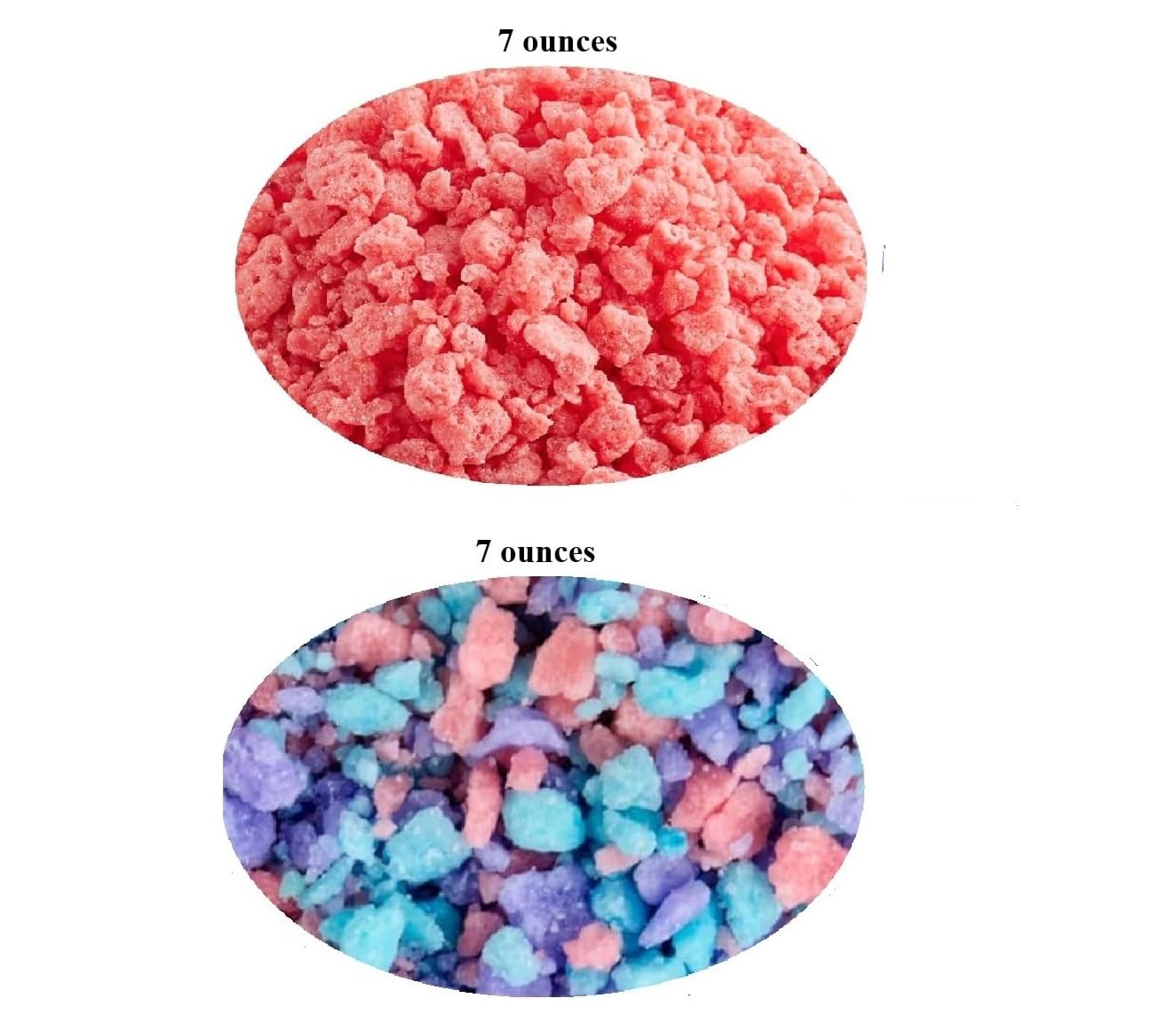 Oasis Supply, Crunch, Ice Cream Topping, Cupcake And Dessert Topper, Strawberry Shortcake (7Oz) & Cotton Candy Crunch (7Oz) - To
