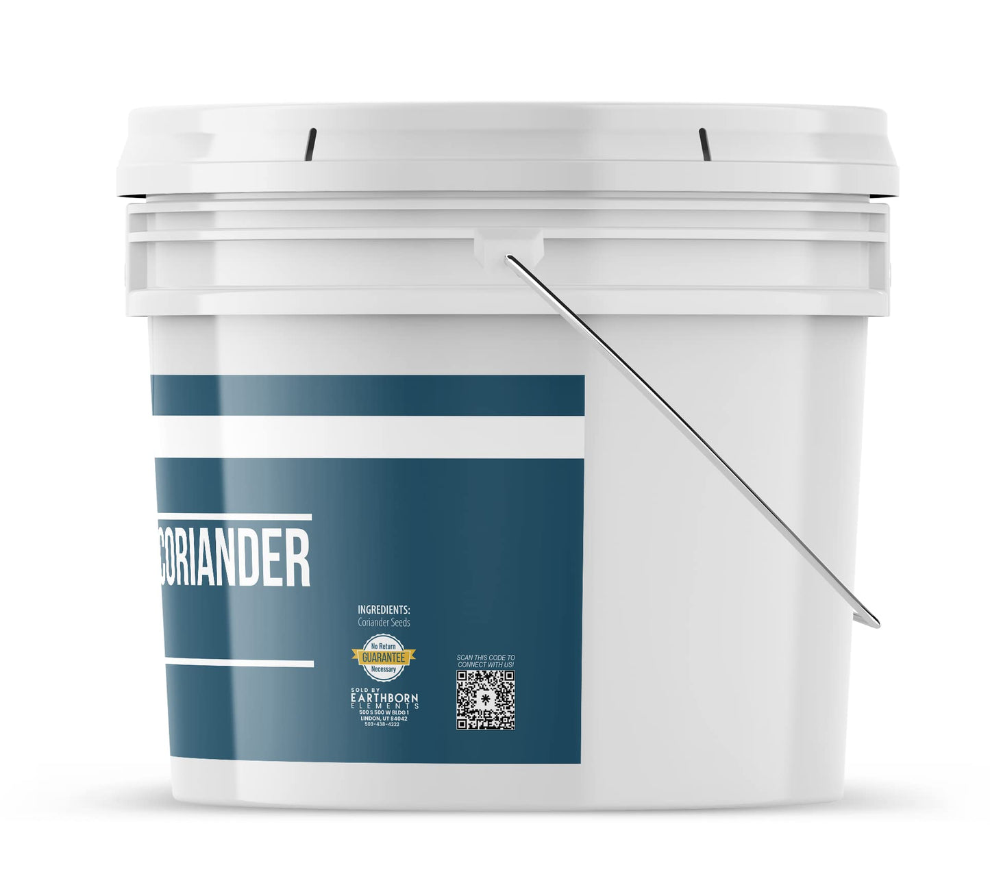Earthborn Elements Whole Coriander Seeds 1 Gallon Bucket, Pickling & Meat Rubs, Spicy & Citrusy