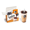 J WAY Instant Boba Bubble Pearl Milk Tea Kit with Authentic Crme Brulee Tapioca Boba, Ready in Under One Minute, Paper Straws In