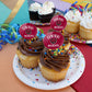 GRAPHICS & MORE Cupcake Picks Set of 6, Acrylic, Central Washington University, One Size, Model CUPCAKE.ROUND.CLCCWU.Z008874