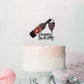Firefairy Acrylic Cake Topper, Whisky and Wine Theme, 5.5 x 7 inches, Multi Color