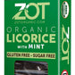 Zot 100% Organic Licorice With Mint, Dark Brown, Black, 0.4 Ounce (Pack Of 6)