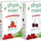 Simple Mixes Natural Gelatin Variety Pack, 3 Each: Strawberry & Cherry, Healthy, Lactose, Fat & Gluten Free, Kosher, 3.1 Oz Per