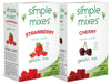 Simple Mixes Natural Gelatin Variety Pack, 3 Each: Strawberry & Cherry, Healthy, Lactose, Fat & Gluten Free, Kosher, 3.1 Oz Per
