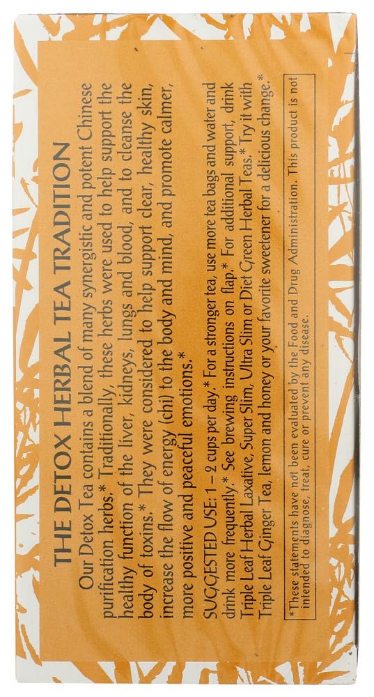 Triple Leaf Detox Tea - 20 Bags (Pack Of 2)