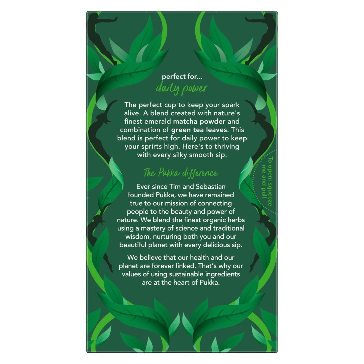 Pukka Supreme Matcha Green Organic Herbal Tea - Energizing Infusion, 4 Pack, Caffeine Free, 80 Total Bags