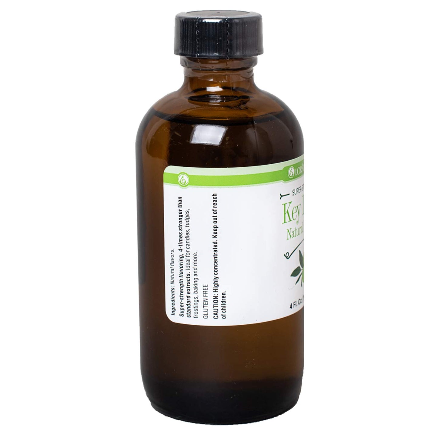 LorAnn Key Lime SS Flavor - 4 Ounce Bottle, Clear, Model 0412