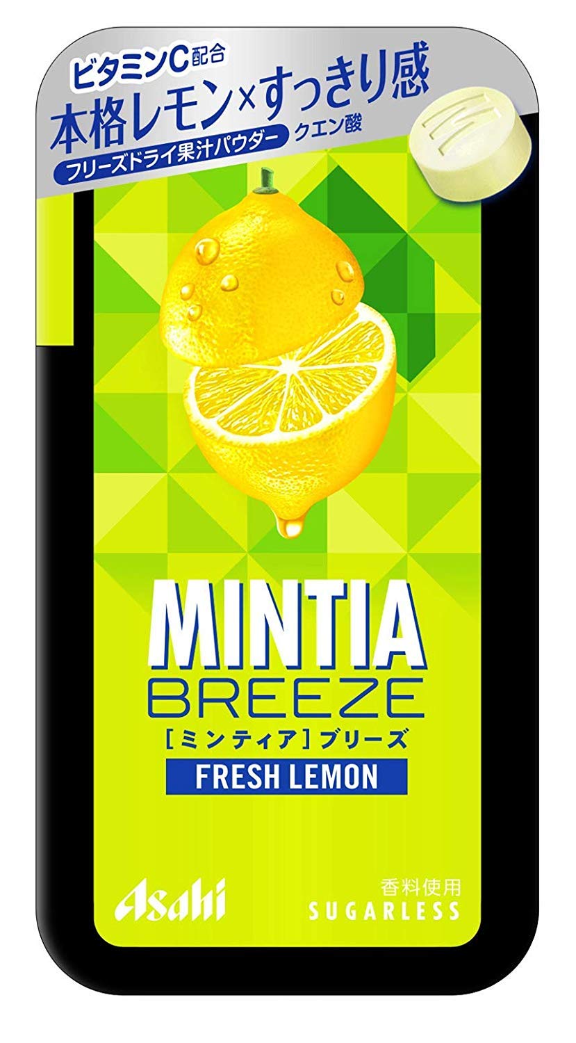 Mitia Breeze Fresh Lemon 0.8oz 6pcs Japanese Tablet Candy Ninjapo