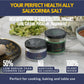 SaltWise Salicornia Salt Gift Set - Plant-Based, Low Sodium, Vegan - 14.1 Ounce, Includes Tote Bag and Salt Shaker