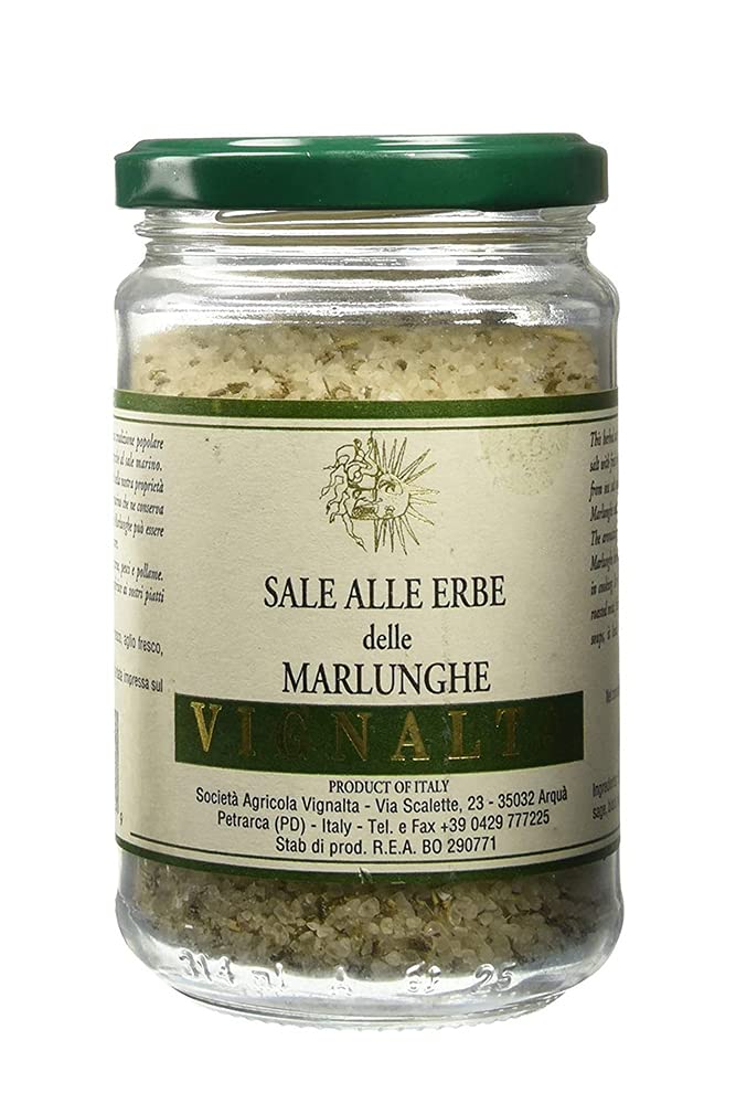 Vignalta Sicilian Herb Salt, 10.58 Ounce, Natural Seasoning for Cooking and Grilling