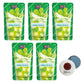 Dalgaru Korean Convenience Store Drink Pouch Sampler Set - 5 Pack (Grape, Strawberry, Blue Lemonade, Peach Ice Tea, Shine Muscat)