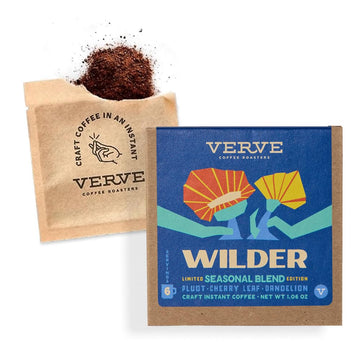 Verve Coffee Roasters Craft Instant Coffee Wilder Blend | Light Roast, Ground, Hand-Roasted | Rwanda, Guatemala, and Peru Blend 