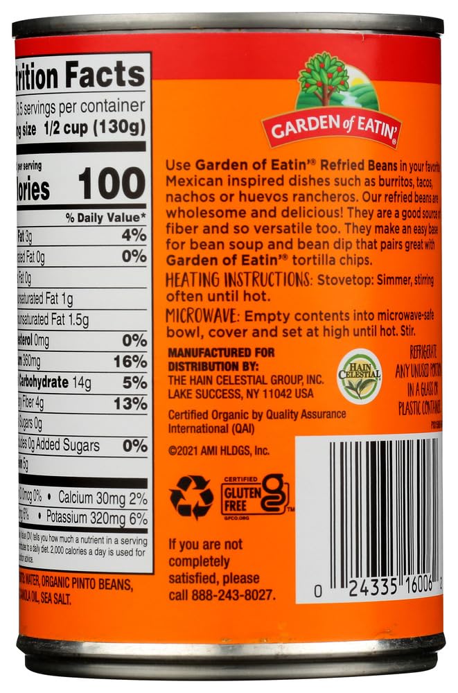 Goe Lf Refried Beans ( 12 X 16 Oz   )