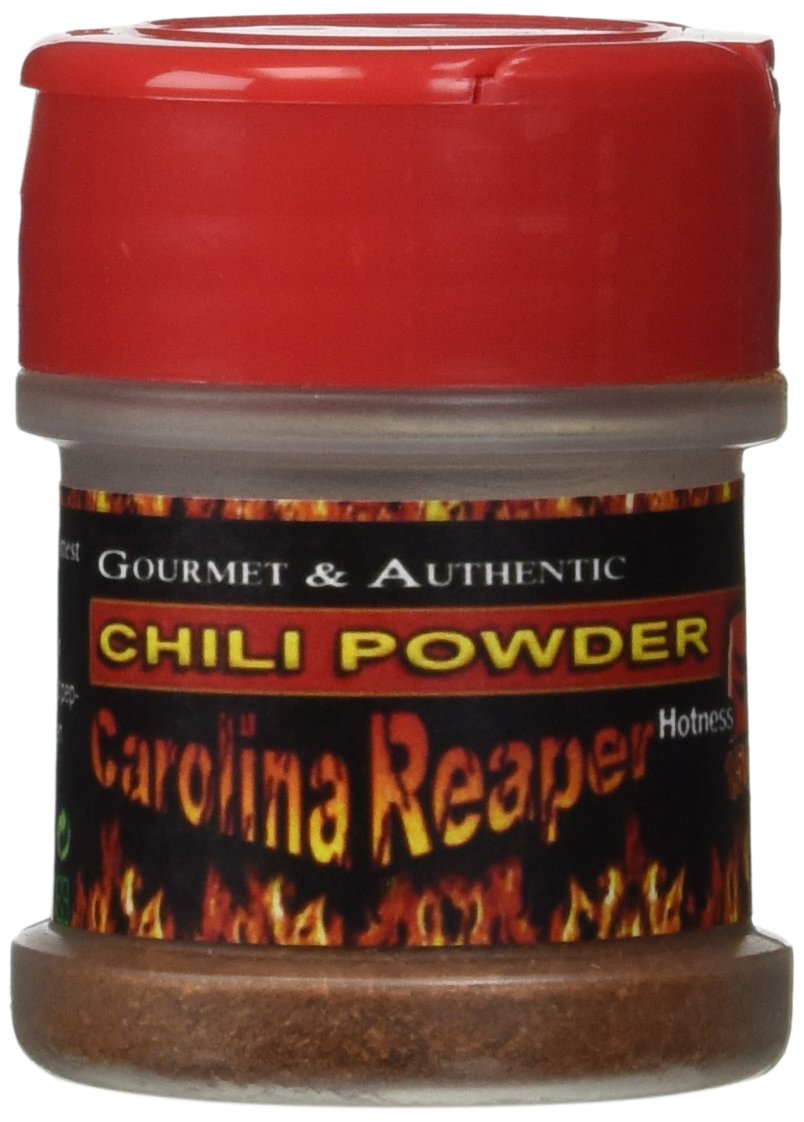 Magic Plant Carolina Reaper Pepper Ground Powder | All Natural, Fair Trade | 0.5 Oz | Red