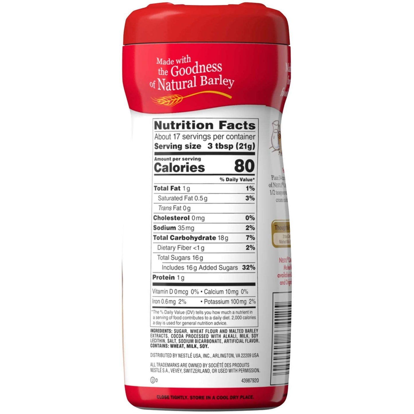 Nestle Carnation Malted Milk Powder, Chocolate And Original Flavor Bundle, 13 Oz Containers (2 Items)