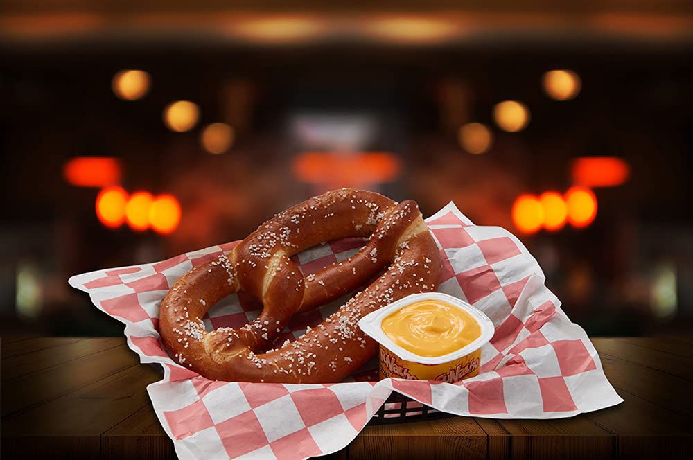 Pretzelhaus Bakery Authentic Bavarian Plain Soft Pretzel | Individually Wrapped Pretzels | Pairs Perfectly With Funacho Cheese,
