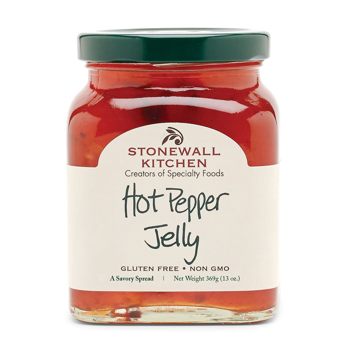 Stonewall Kitchen Hot Pepper Jelly, 13 Ounce Glass Jar, Red, Model 101326