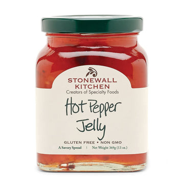 Stonewall Kitchen Hot Pepper Jelly, 13 Ounce Glass Jar, Red, Model 101326