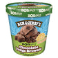 Ben & Jerrys Non-Dairy Chocolate Fudge Brownie Frozen Dessert Certified Vegan Pint 16 oz