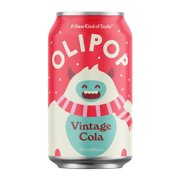 Olipop Prebiotic Soda Pop, Vintage Cola, A New Kind Of Soda Packed With Prebiotics, Fiber, And Botanicals, Gluten Free, Vegan, G