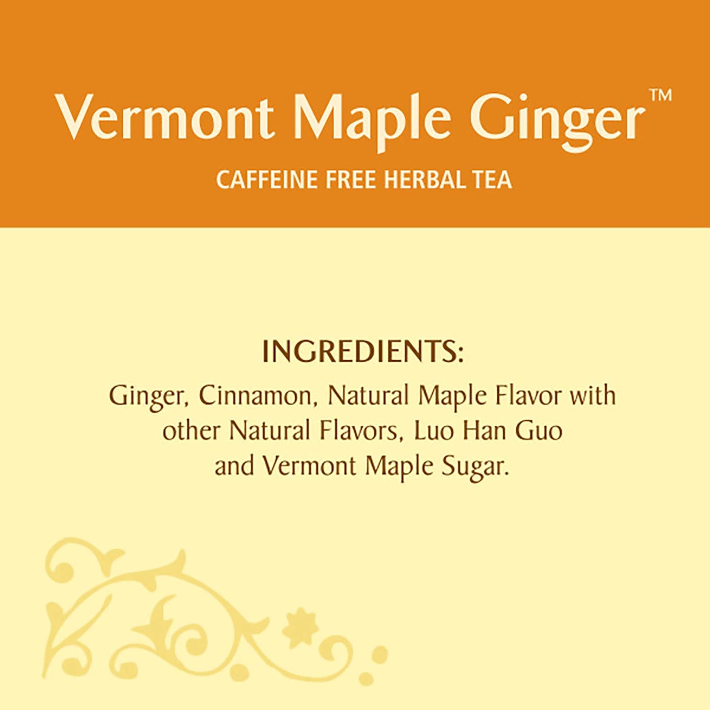 Celestial Seasonings Herbal Tea Vermont Maple Ginger Caffeine Free 20 Count Pack of 6 Natural