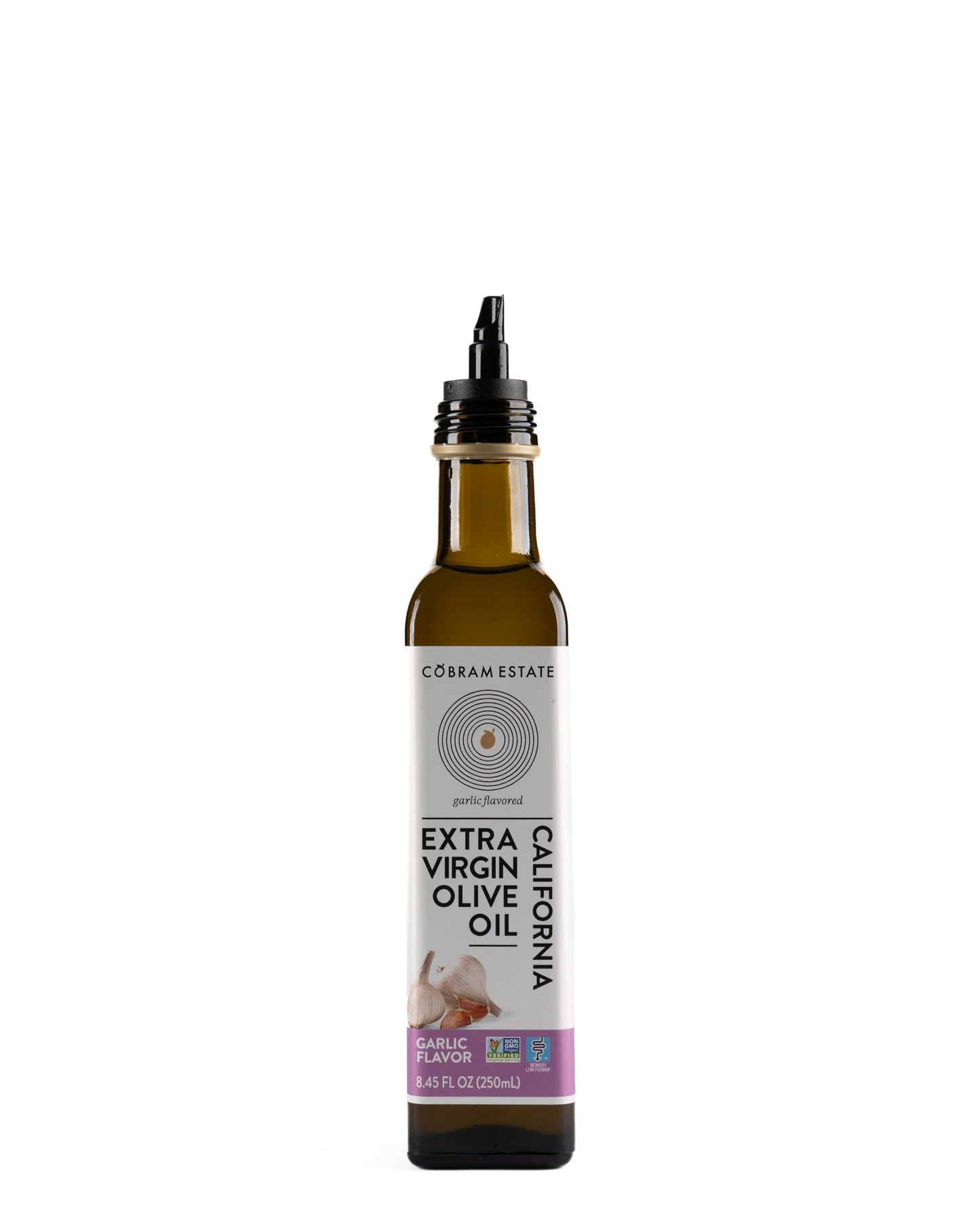 Cobram Estate Garlic Artisan Collection Flavored extra virgin Olive Oil - Low-Fodmap Diet Friendly, First Cold Pressed 100% Cali