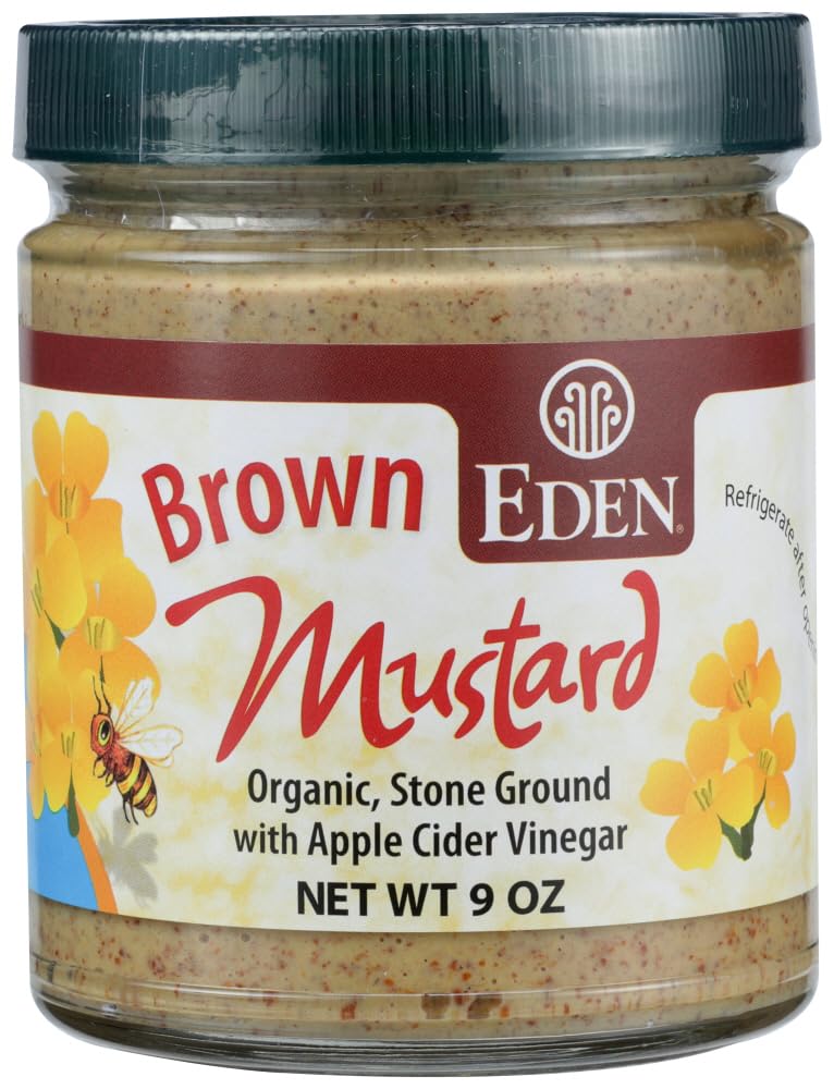Eden Foods Organic Brown Mustard, 9 Ounces, Case of 3
