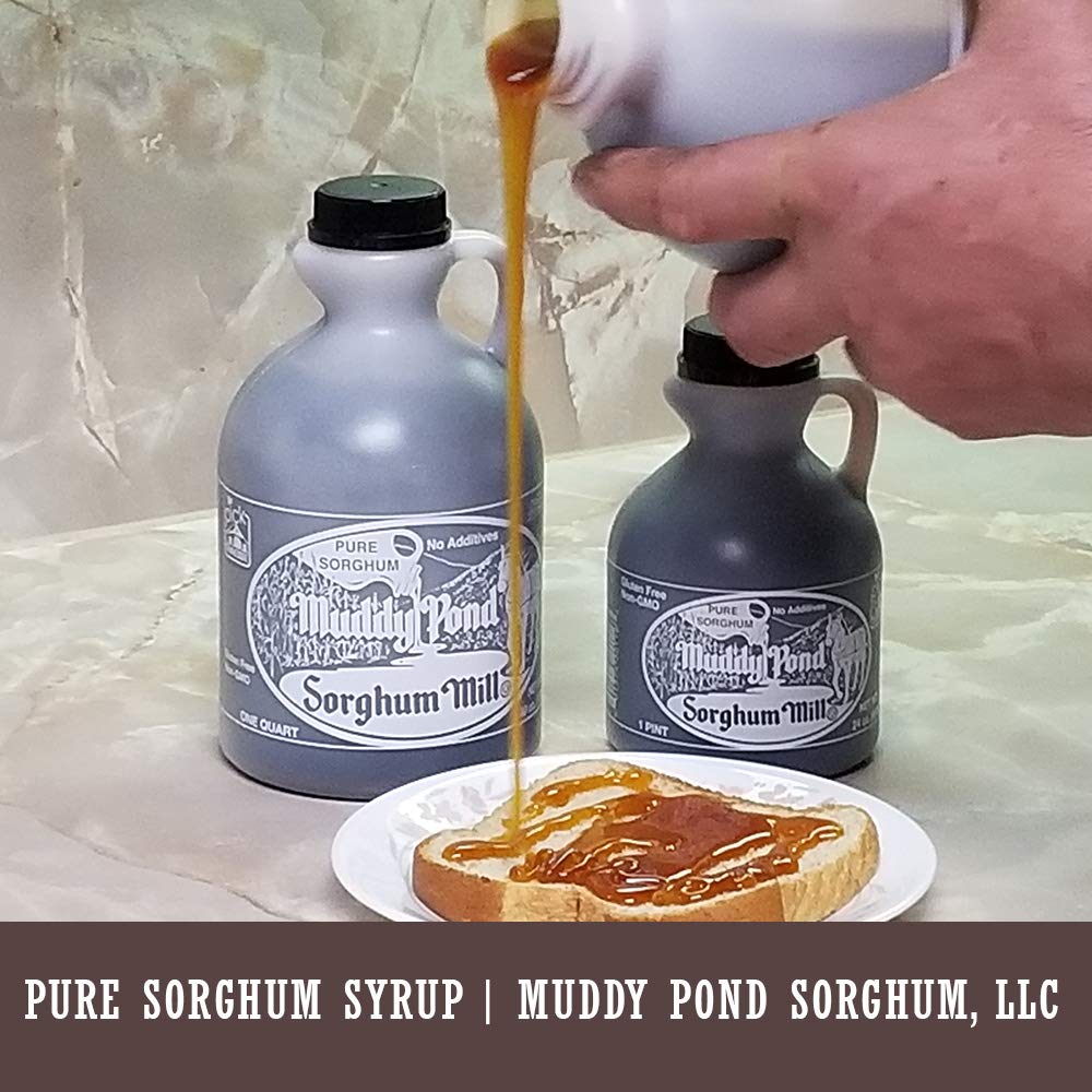 Muddy Pond Pure Sorghum 16 Fluid Ounces, Pint