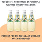 Pocas Coconut Milk Drink with Nata De Coco, Pineapple Flavor, 9.8 Fl Oz (Pack of 4)