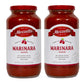 Mezzetta Family Recipes Marinara Sauce | Vegan, Non-GMO, Gluten Free, Preservative Free, Keto | 24.5 Ounce Jar (Pack of 2)