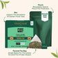 VAHDAM Organic Mint Herbal Tea, 100% Natural, Caffeine Free, 100 Tea Bags, Detox Tea, Peppermint + Spearmint, 0.44 lbs, Pack of