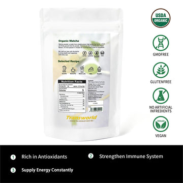 Organic Matcha Green Tea Powder First Harvest Ceremonial Grade 100% Pure Premium Matcha For Drinking And Latte No Additives 3.53