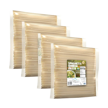 Mountain High Organic Certified Organic Gluten Free Spaghetti Pasta, Case of 4-5 Lb. Bags, Off White,1 Count(Pack of 4)